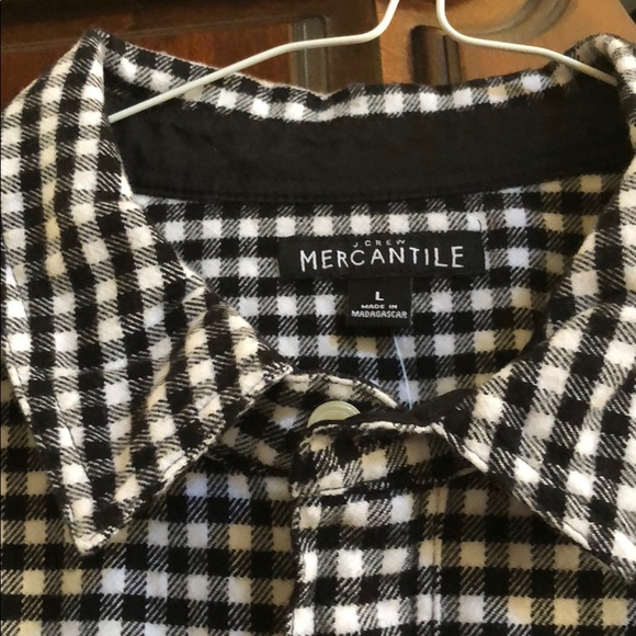 JCrew gingham Shirt jacket NEW - Picture 4 of 4